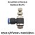 Válvula Registro PU x Rosca - 8mm x 1/4 M BSP (728911) - Imagem 1