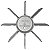 Ventilador Compressor Schulz CSA 6.5 / CSA 7.5 / CSA 7.8 Twister - Aluminio (033.0106-0/AT) [P2 - D19] - Imagem 1