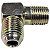 Cotovelo Macho x Flange - 1/4 NPT - Compressor Motomil CMI 5 AD - Sem Furo Lateral - Imagem 4