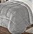 Coberdrom casal Queen 2.20x2.40 dupla face Cinza - Imagem 1