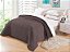 Coberdrom casal Queen 2.20x2.40 dupla face Marron - Imagem 1