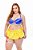 Fantasia Sexy Plus Size Com Bojo Branca de Neve - Imagem 1
