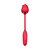 Vibrador Recarregável Formato de Rosa Vai e Vem e com Pulsação com 10 Modos de Vibração e 10 Modos de Pulsação - Imagem 2