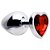 Plug Anal Aço Coração M 8 X 3,4Cm Sexy Import - Imagem 5