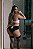 Ref.: 00133 FANTASIA EROTICA COELHA SEXY COM SHORT SENSUAL E TOP SEM BOJO - Imagem 2