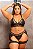 Ref.: 02376 CROPPED SEM BOJO PLUS SIZE, FEITO EM ARRASTÃO E RENDA, POSSUI CALCINHA COM CINTA LIGA - Imagem 1