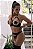 Ref.: 03058 FANTASIA EROTICA GLADIADORA SENSUAL E ELEGANTE COM DETALHES EM CORRENTES - Imagem 1