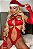 Ref.: 03003 FANTASIA EROTICA MAMAE NOEL SEXY BODY COM RECORTES SENSUAIS E LUVAS - Imagem 1