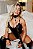 Ref.: 04021 BODY PRETO SENSUAL DE CIRRE COM DETALHES EM COURO - Imagem 6