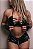Ref.: 03061 FANTASIA EROTICA MOTOQUEIRA SEXY TOP E SHORT EM VINIL - Imagem 4