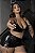 Ref.: 03080 FANTASIA PLUS SIZE POLICIAL SEXY TOP E SAIA EM CIRRE - Imagem 1