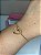 Pulseira coração dourada aço inox - Imagem 2
