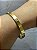 Bracelete Love com Zircônias Dourado em Aço Inox - Imagem 2