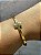 Bracelete estilo T articulado Dourado em Aço Inox - Imagem 1