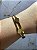 Bracelete Aura dourado em Aço Inox - Imagem 1