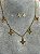 Conjunto trevinhos dourado Aço Inox - Imagem 2