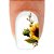 Adesivo de unha Flores Parte Girassol com 12un - Imagem 2