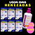 Henê Indiano Médio 180gr Pouch 06 unidades - Imagem 1