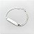 Pulseira em prata925 - Grumet com Plaquinha - Imagem 1