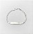 Pulseira em prata925 - Grumet com Plaquinha - Imagem 3