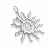 Pingente em Prata925 -  Sol - Imagem 2