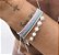 Pulseira em Prata925 -  Riveira Fina com Zircônias - Imagem 1