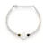 PULSEIRA EM PRATA925 COM PÉROLA E TREVO DE QUATRO FOLHAS - Imagem 1