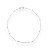 Pulseira em Prata925  Venezina com Bolinhas - Imagem 1