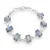 PULSEIRA EM PRATA925 DE PEDRA RETANGULAR - Imagem 2