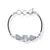 PULSEIRA EM PRATA925 ENVELHECIDA INDIANA COM PEDRA NATURAL  E FECHO PALITO - Imagem 1