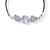 PULSEIRA EM PRATA925 ENVELHECIDA INDIANA COM PEDRA NATURAL  E FECHO PALITO - Imagem 2