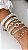 Pulseira em Prata925 - Fios com bolinha - Imagem 2
