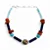 Pulseira em Prata925 - Na Pedra Natural Howlita Turquesa Larimar - Imagem 2