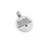 PINGENTE EM PRATA925 ENVELHECIDO LASER COM FRASE - Imagem 2