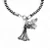 Pulseira em Prata925 - Pipoca Envelhecida com Pingentes Boho no Fecho - Imagem 1