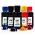 Kit 5 Tintas Epson L110 CMYKK Corante 100ml Aton - Imagem 1