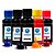 Kit 5 Tintas Epson L220 CMYKK Corante 100ml Valejet - Imagem 1