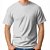 Camiseta Mescla de Poliéster para Sublimação Gola Redonda Adulto G - Imagem 1