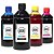 Kit 4 Tintas para Canon GM4010 CMYK 500ml Aton - Imagem 1