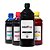 Kit 4 Tintas para Canon G7010 Black 1 Litro Coloridas 500ml Maxx Ink - Imagem 1