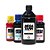 Kit 4 Tintas para Canon G5011 Black 500ml Coloridas 100ml Mega Tank - Imagem 1