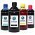 Kit 4 Tintas HP Smart Tank 618 CMYK 500ml Valejet - Imagem 1