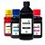 Kit 4 Tintas para Epson EcoTank L120 Black 500ml Colors 100ml Corante MetaInk - Imagem 1