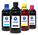 Kit 4 Tintas para Epson Black Pigmentada Coloridas Corante L6490 CMYK 500ml Valejet - Imagem 1