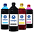 Kit 4 Tintas para Epson L6270 Valejet Black Pigmentada | Coloridas Corante 1 Litro - Imagem 1
