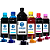 Kit 6 Tintas Epson Bulk Ink L8050 Black 1 Litro Coloridas 500ml Valejet - Imagem 1