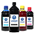 Kit 4 Tintas para HP Smart Tank 724 Black 1 Litro Coloridas 500ml Valejet - Imagem 1