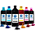 Kit 6 Tinta para Epson T574 Valejet 1 Litro - Imagem 1