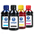 4 X 250ml Tintas G3110 G3111 G4110 Tinta Cyan Magenta Yellow Black Valejet - Imagem 1