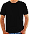 Camiseta de Algodão Preta GG -  Gola C - Imagem 1